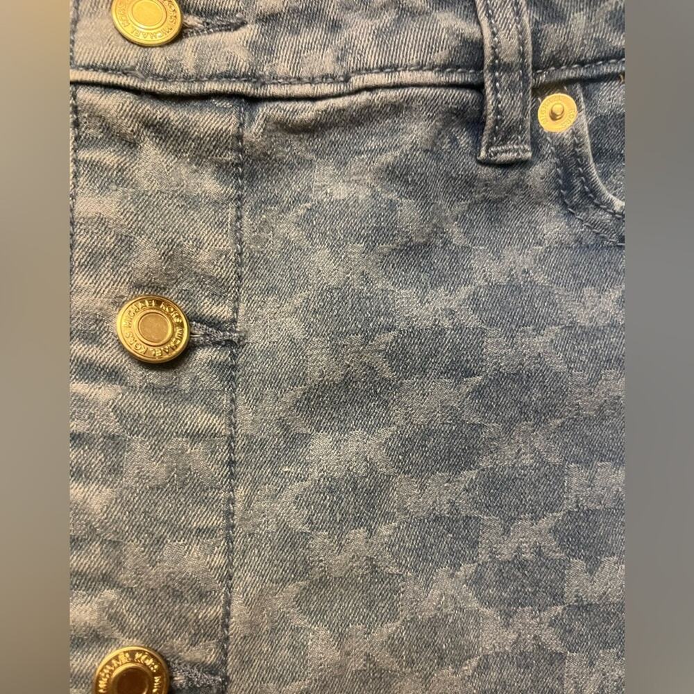 Michael Kors Monogram Button Front Luxury Retro D… - image 4